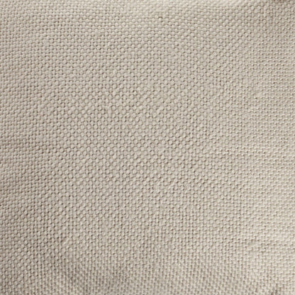 18" Cream Cotton Throw Pillow