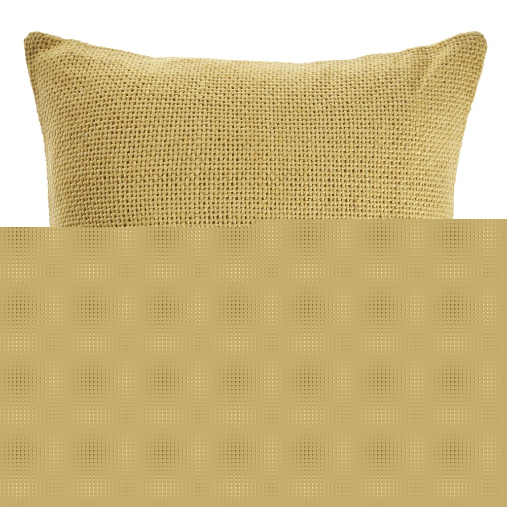20" X 20" Frost Blue 100% Cotton Zippered Pillow