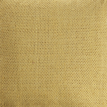 18" Cream Cotton Throw Pillow