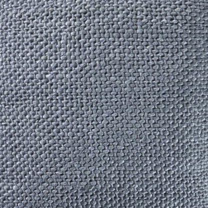 20" X 20" Frost Blue 100% Cotton Zippered Pillow