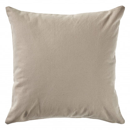 20" Gray Wool Throw Pillow