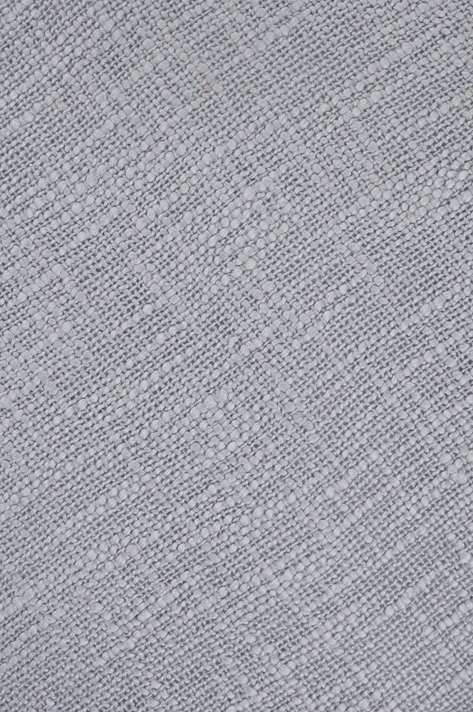 20" X 20" Light Gray 100% Cotton Zippered Pillow