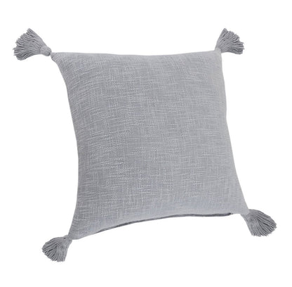 20" X 20" Light Yellow 100% Cotton Zippered Pillow