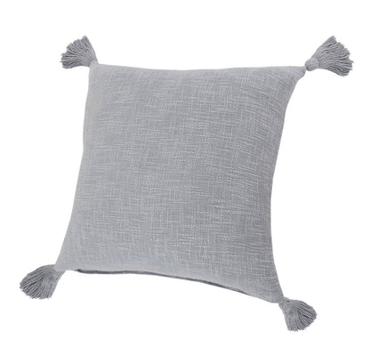 20" X 20" Light Yellow 100% Cotton Zippered Pillow