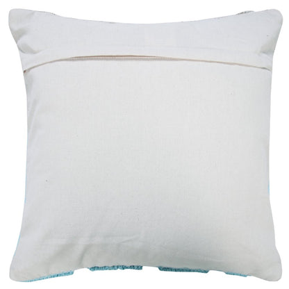 18" Gray and Beige Throw Pillow