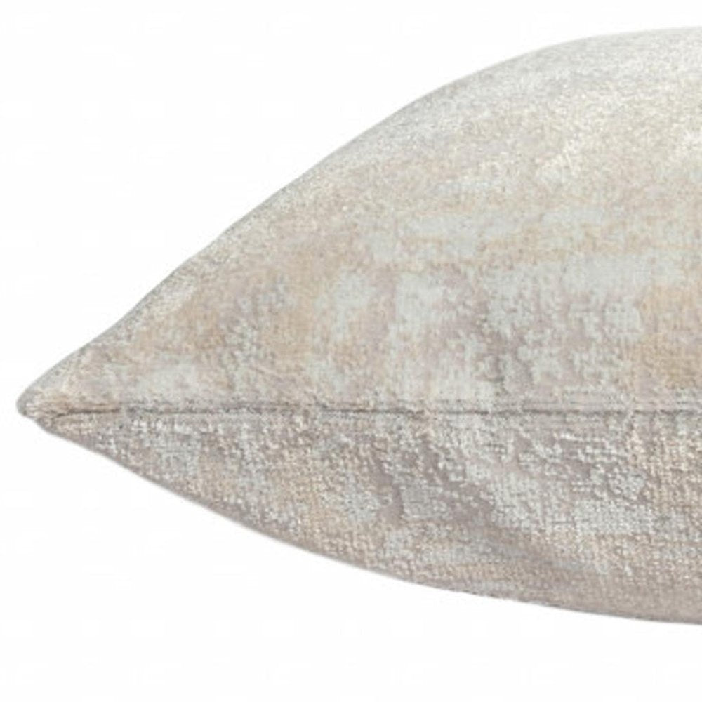 20" Gray Abstract Throw Pillow