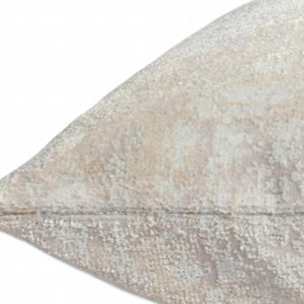 20" Gray Abstract Throw Pillow