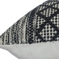 20" Beige And Gray Cotton Geometric Throw Pillow