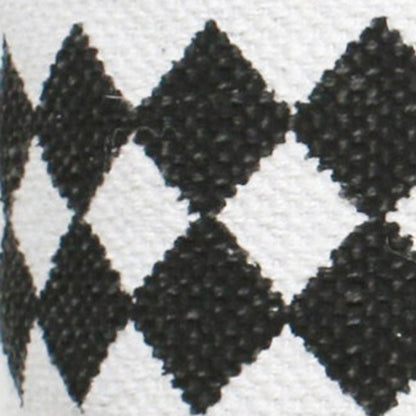 20" Black and White Geometric Cotton Throw Pillow