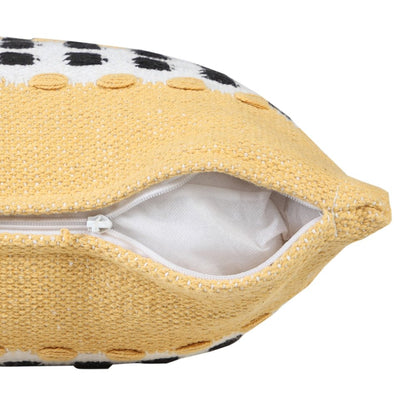 20" Black Gray and White Throw Pillow