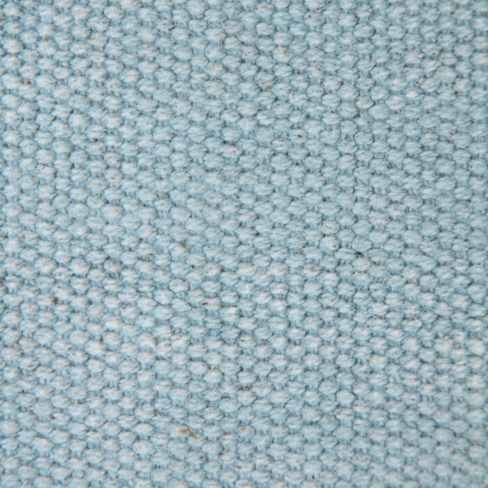 20" X 20" Jet Black 100% Cotton Zippered Pillow