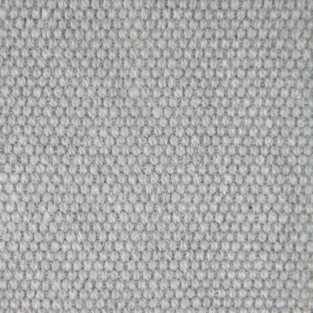 20" X 20" Jet Black 100% Cotton Zippered Pillow