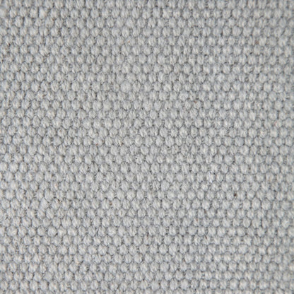 20" X 20" Jet Black 100% Cotton Zippered Pillow