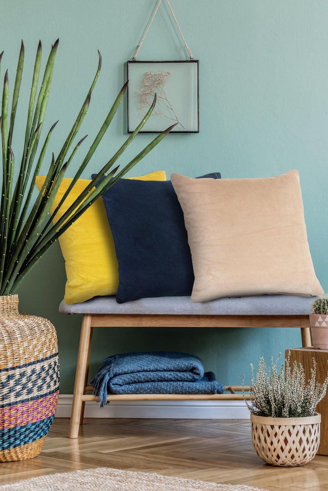 20" Taupe Throw Pillow