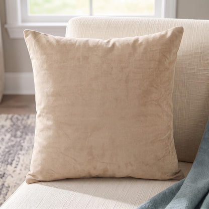 20" Taupe Throw Pillow