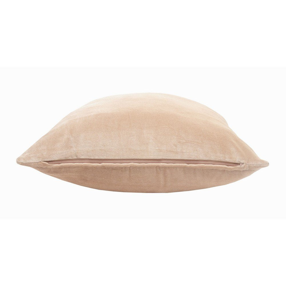 20" Taupe Throw Pillow