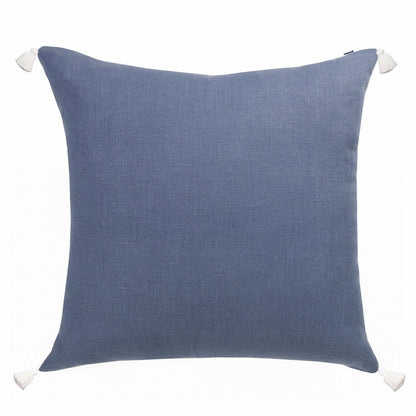 20" X 20" Rust Linen Striped Zippered Pillow