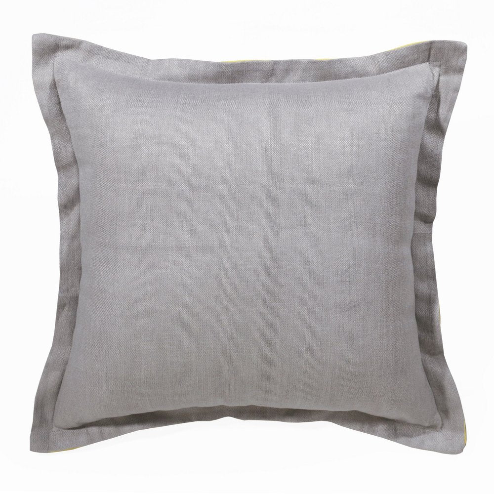 20" X 20" Navy Linen Zippered Pillow