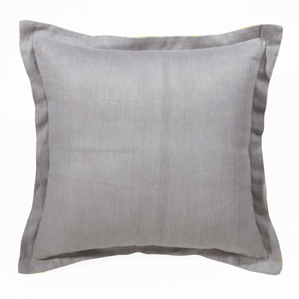 20" X 20" Navy Linen Zippered Pillow
