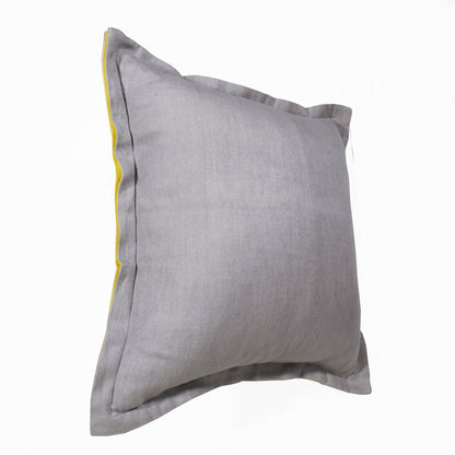 20" X 20" Navy Linen Zippered Pillow