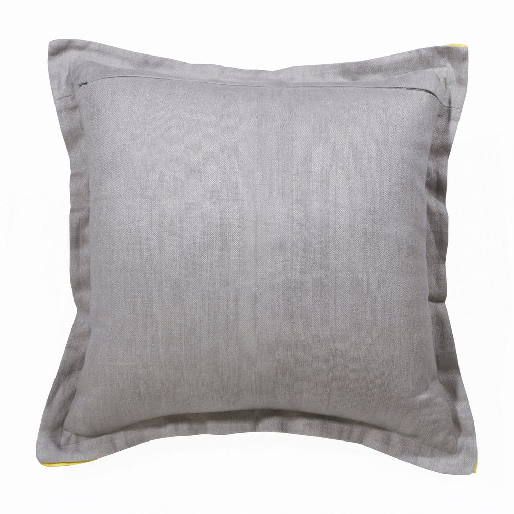 20" X 20" Navy Linen Zippered Pillow