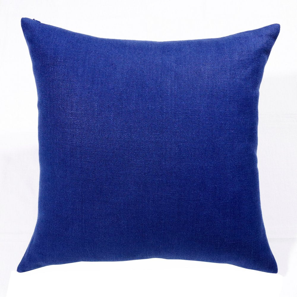 20" Brown Linen Throw Pillow