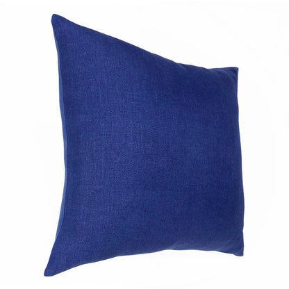 20" Brown Linen Throw Pillow