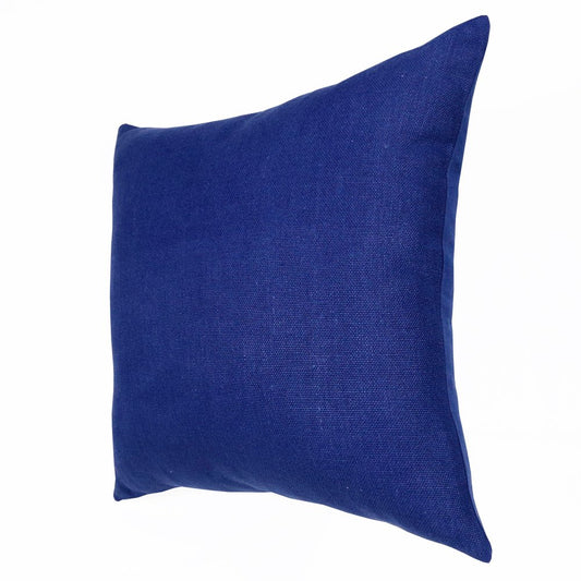 20" Brown Linen Throw Pillow