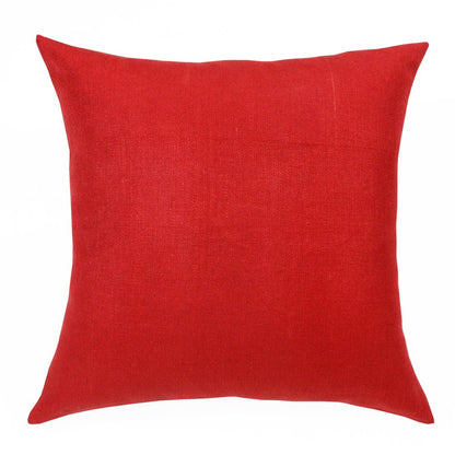 20" Brown Linen Throw Pillow