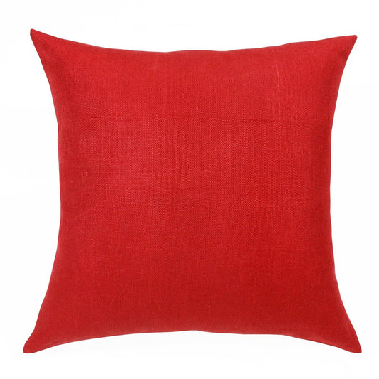 20" Brown Linen Throw Pillow
