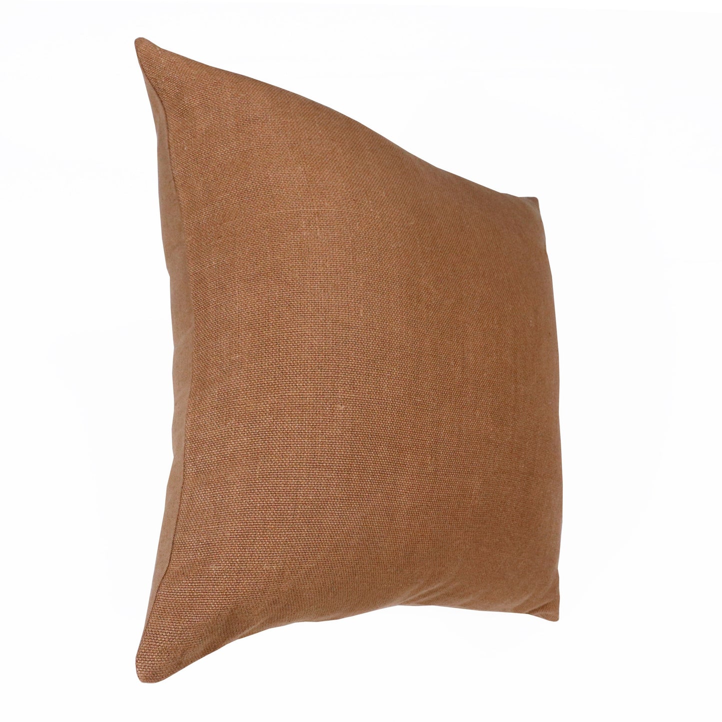 20" X 20" Cream Linen Zippered Pillow