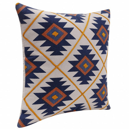 20" Gray and Black Throw Pillow