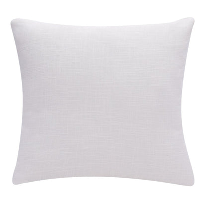 20" Navy Blue And Ivory Cotton Abstract Throw Pillow