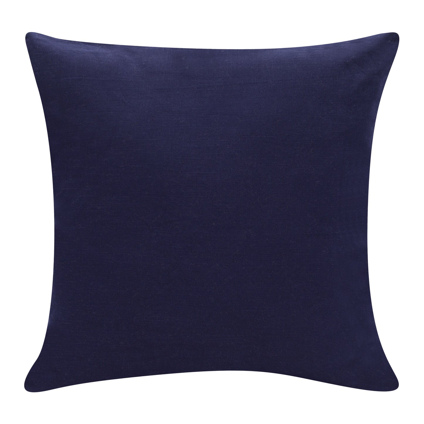 24" Blue and Off White Abstract Cotton Throw Pillow