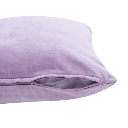 20" X 20" Dark Blue 100% Cotton Zippered Pillow