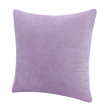 20" X 20" Dark Blue 100% Cotton Zippered Pillow
