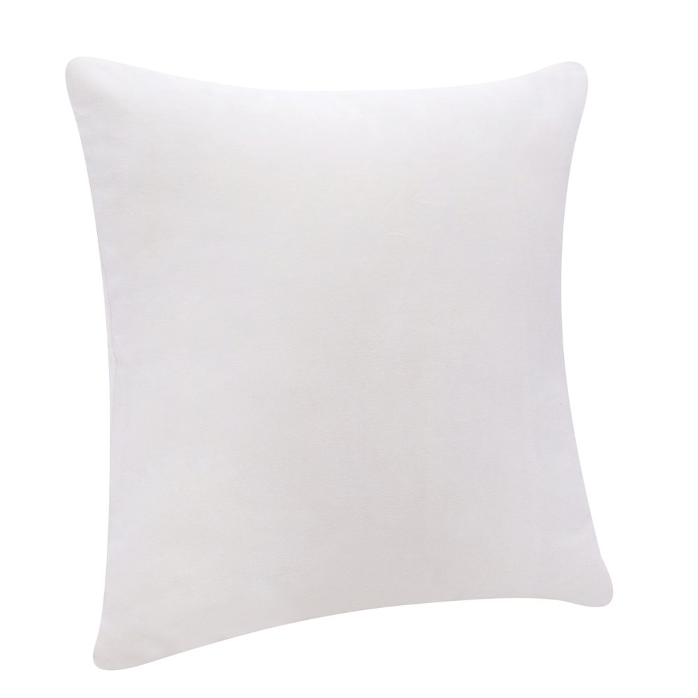 20" Black Cotton Throw Pillow