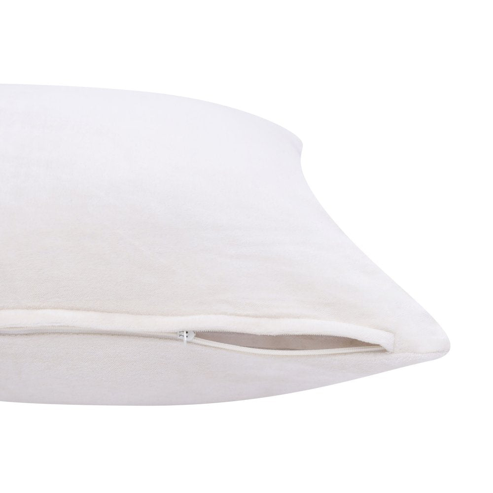 20" X 20" Dark Blue 100% Cotton Zippered Pillow