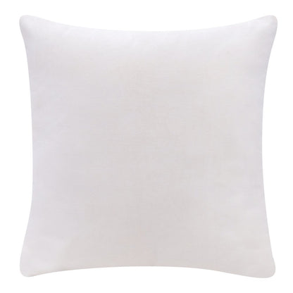 20" X 20" Dark Blue 100% Cotton Zippered Pillow