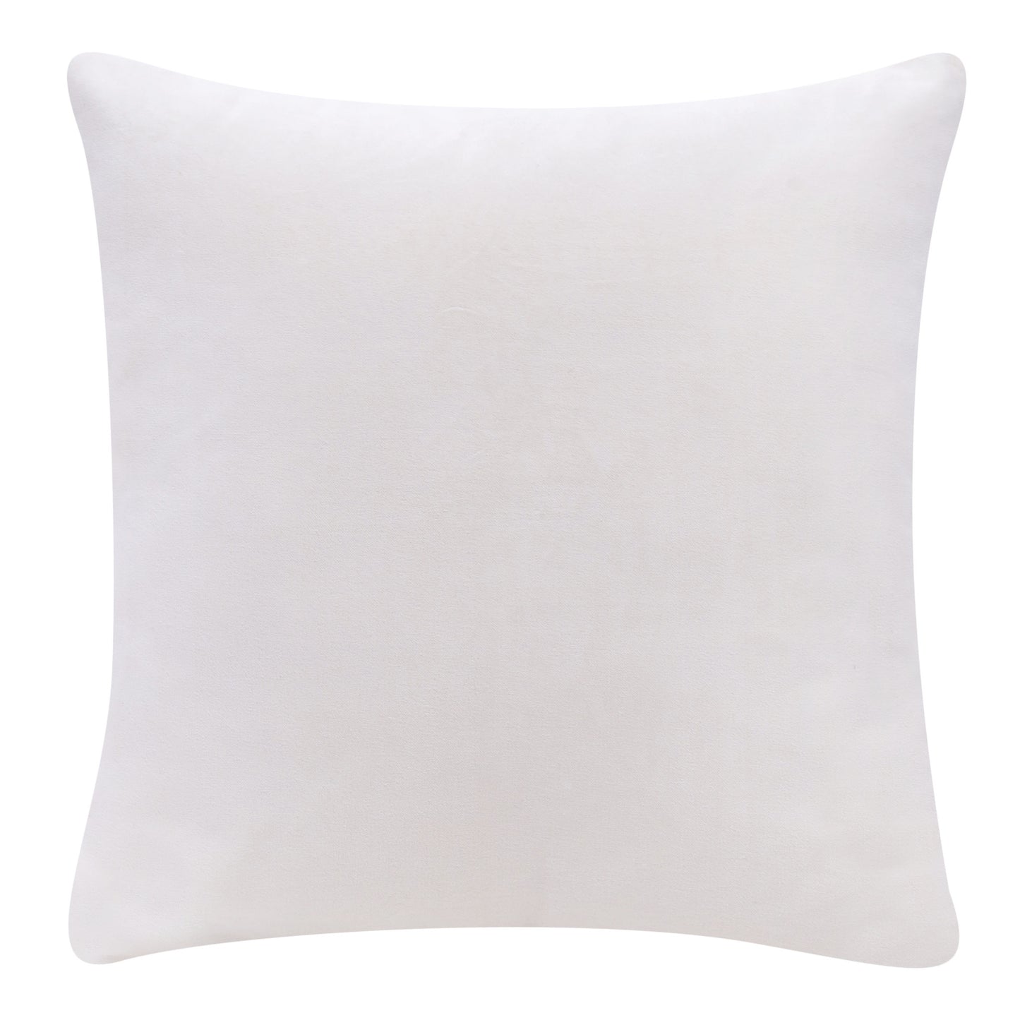 20" X 20" Yellow 100% Cotton Zippered Pillow