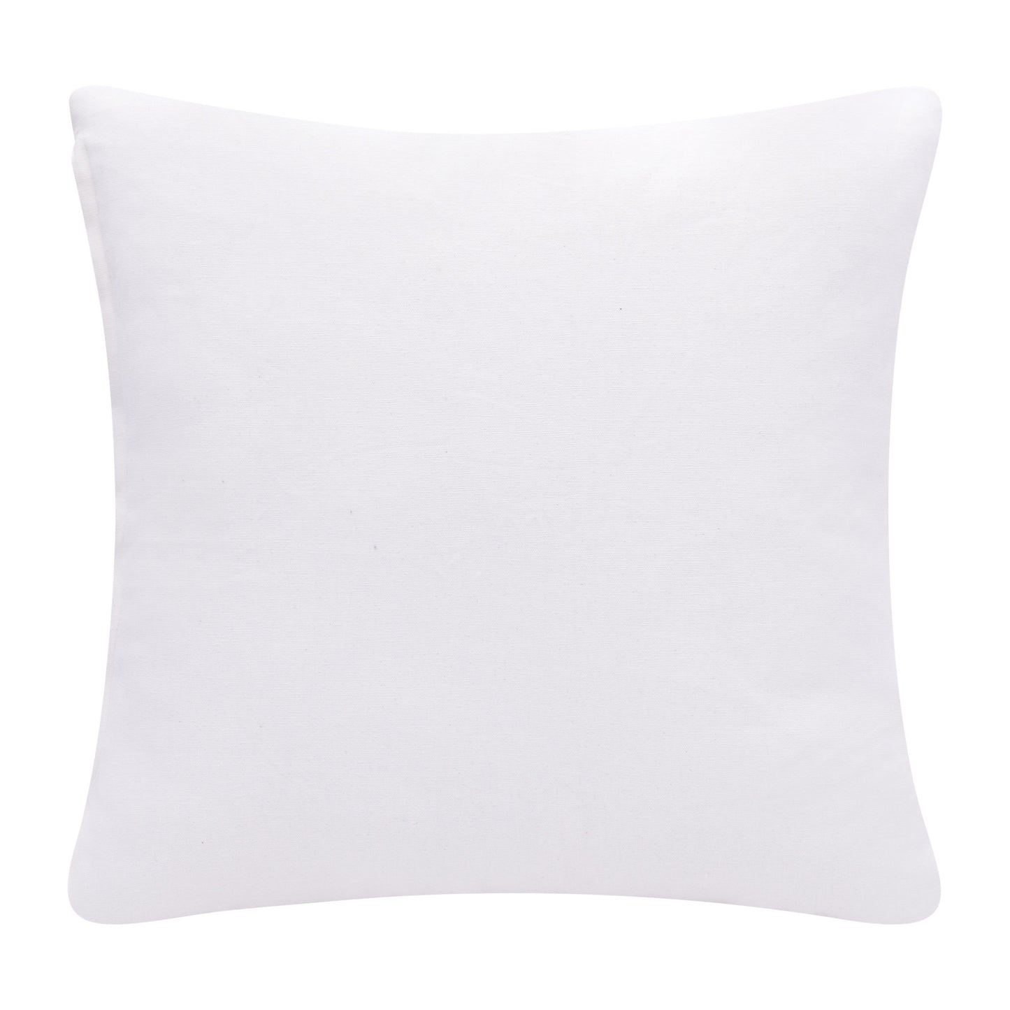 20" X 20" Yellow And White 100% Cotton Diamond Zippered Pillow