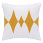 20" Black and White Throw Pillow