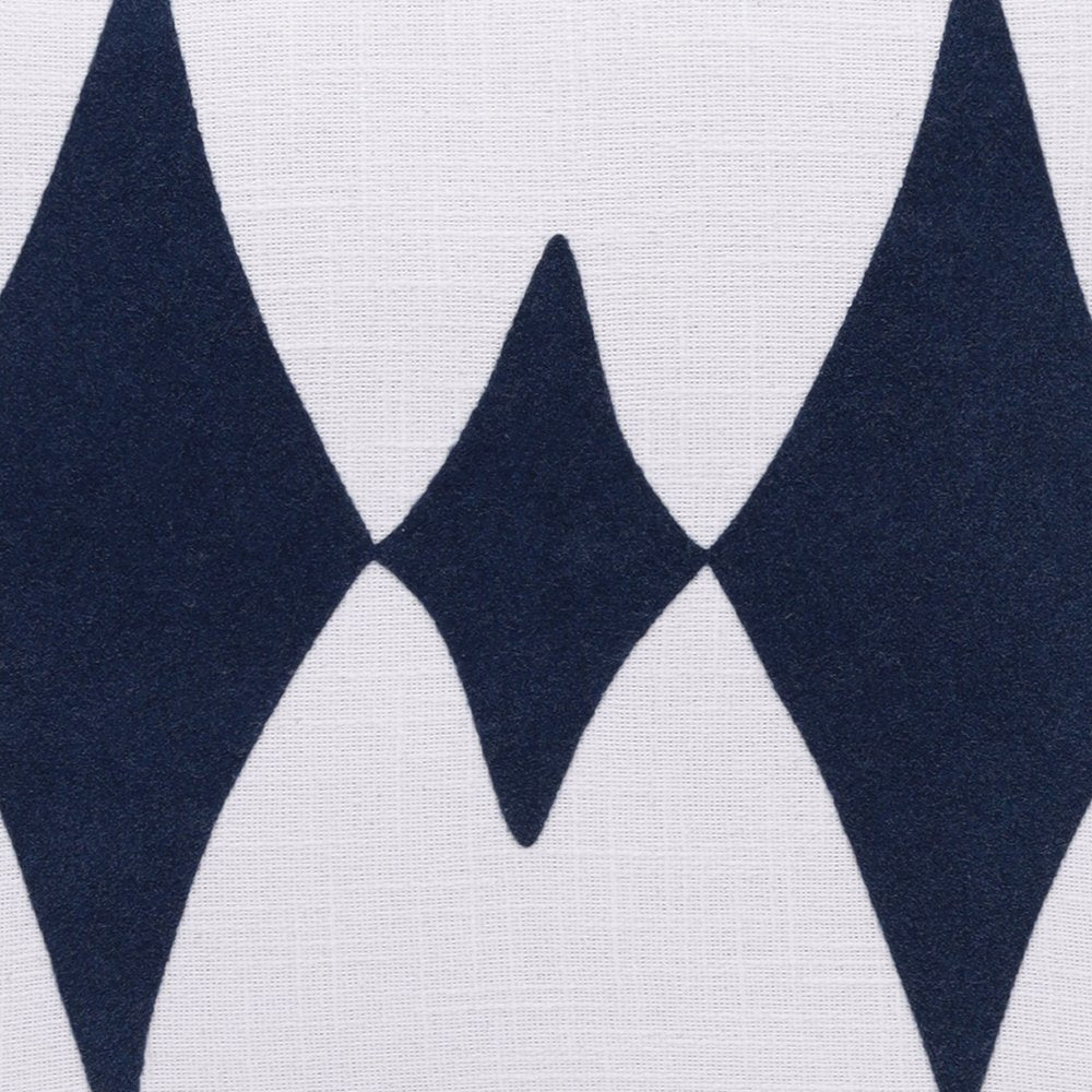 20" Black and White Throw Pillow