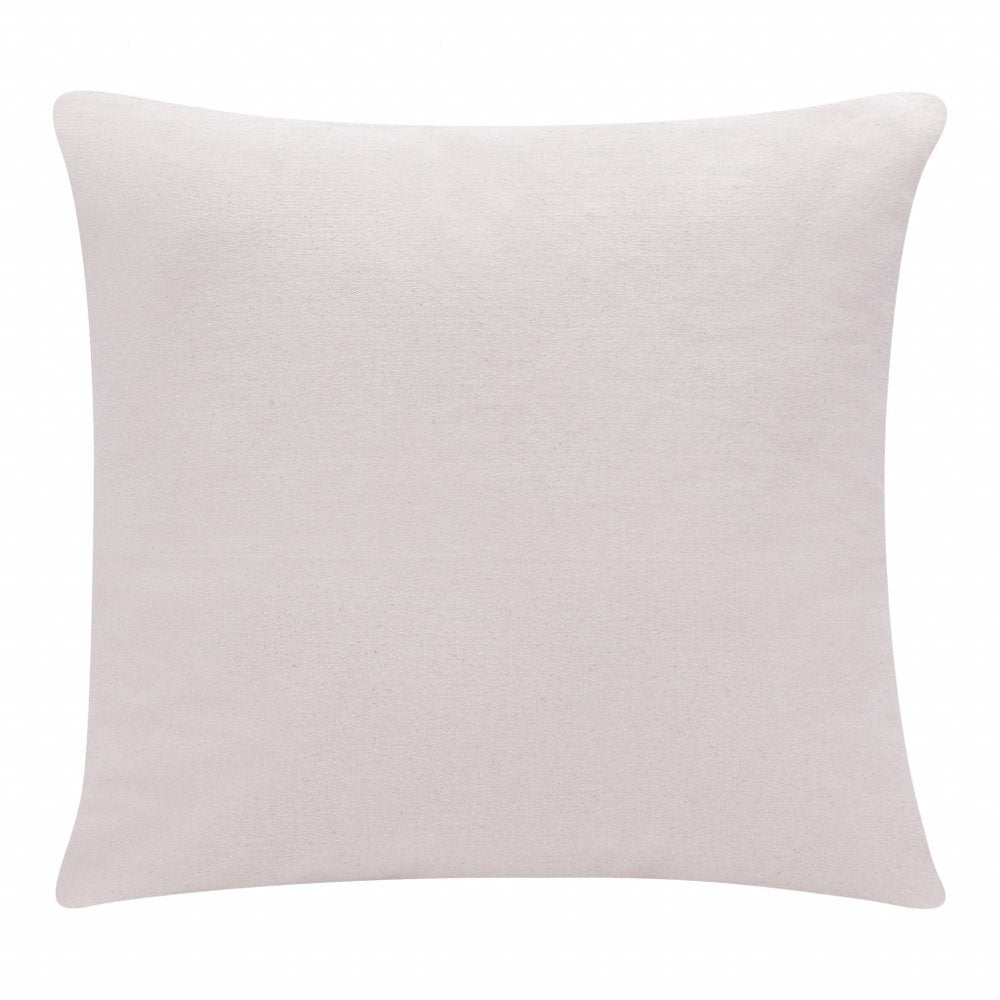 20" X 20" Black Linen Zippered Pillow