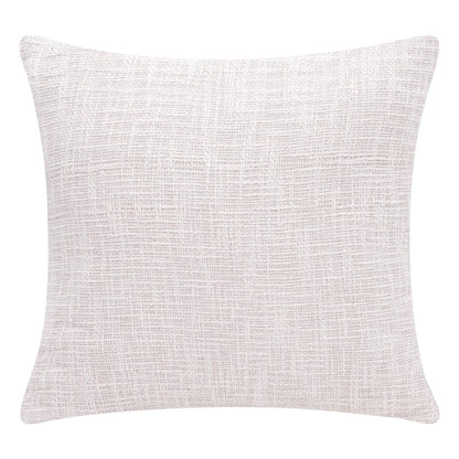 20" Blue And Ivory Cotton Striped Throw Pillow