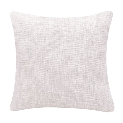 20" Blue And Ivory Cotton Striped Throw Pillow