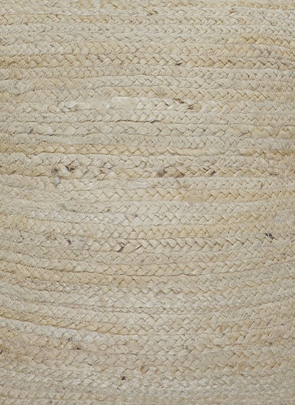 20" X 20" Tan Jute Zippered Pillow