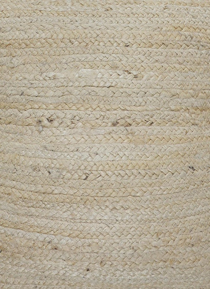 20" Tan Jute Throw Pillow