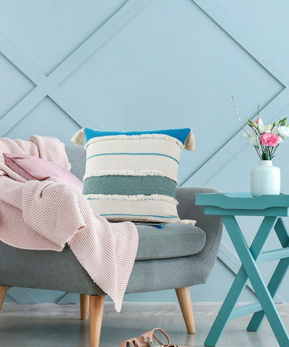 20" Turquoise Throw Pillow