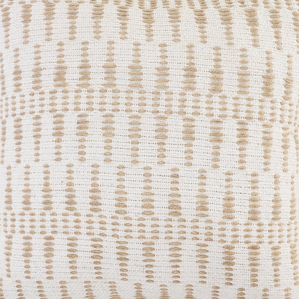 20" Ivory Throw Pillow